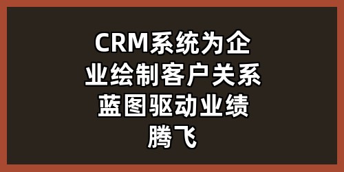 CRM 系统：为企业绘制客户关系蓝图，驱动业绩腾飞